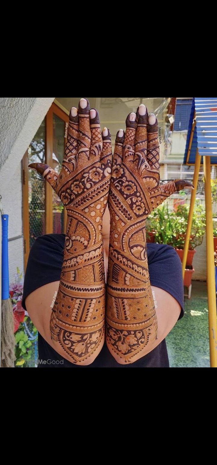 Photo From bride back hand mehndi designs - By Rohit Patel Mehandi Arts