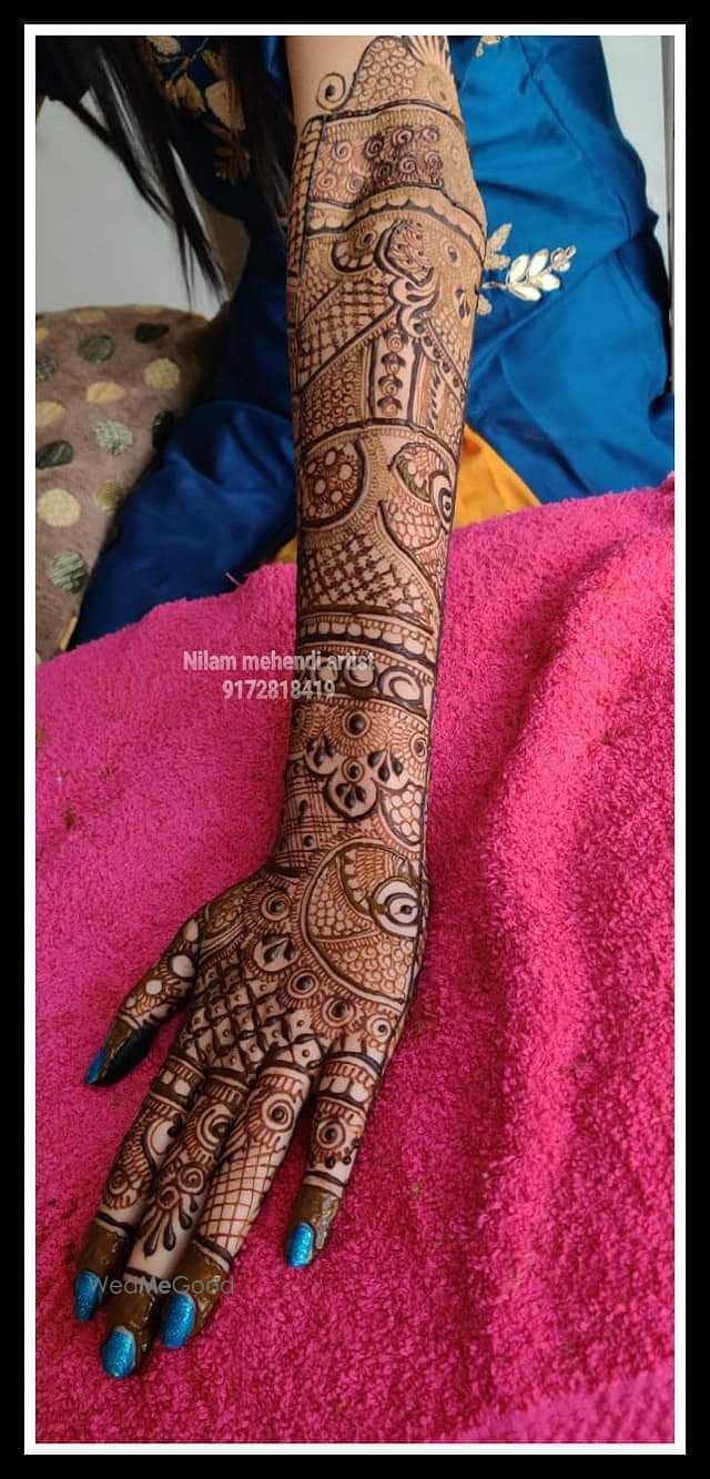 Photo From bride back hand mehndi designs - By Rohit Patel Mehandi Arts