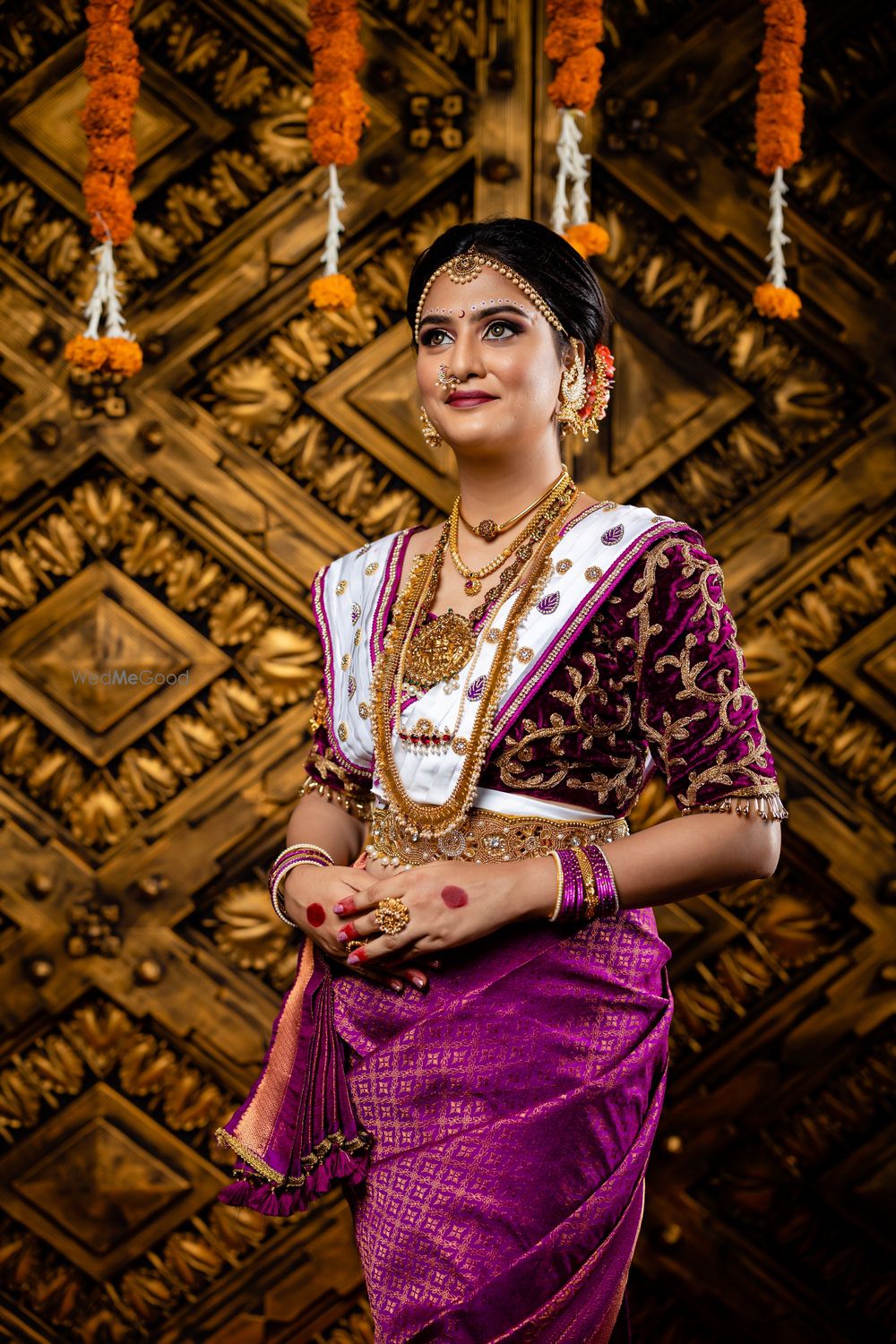 Photo From Shravya GSB konkani Bride - By Dimple Shetty Mua