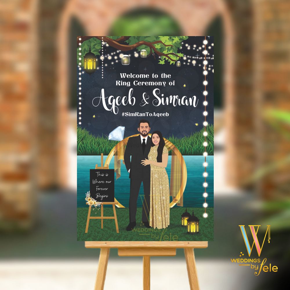 Photo From Welcome Board/Signages - By Weddings by Fele