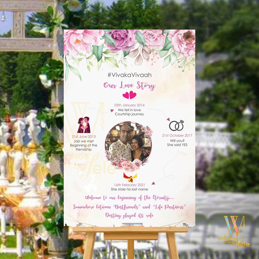 Photo From Welcome Board/Signages - By Weddings by Fele