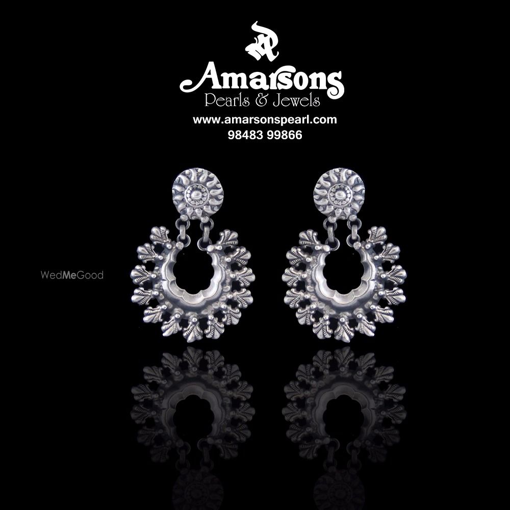 Photo From Silver Antique Hanging - By Amarsons Pearls & Jewels