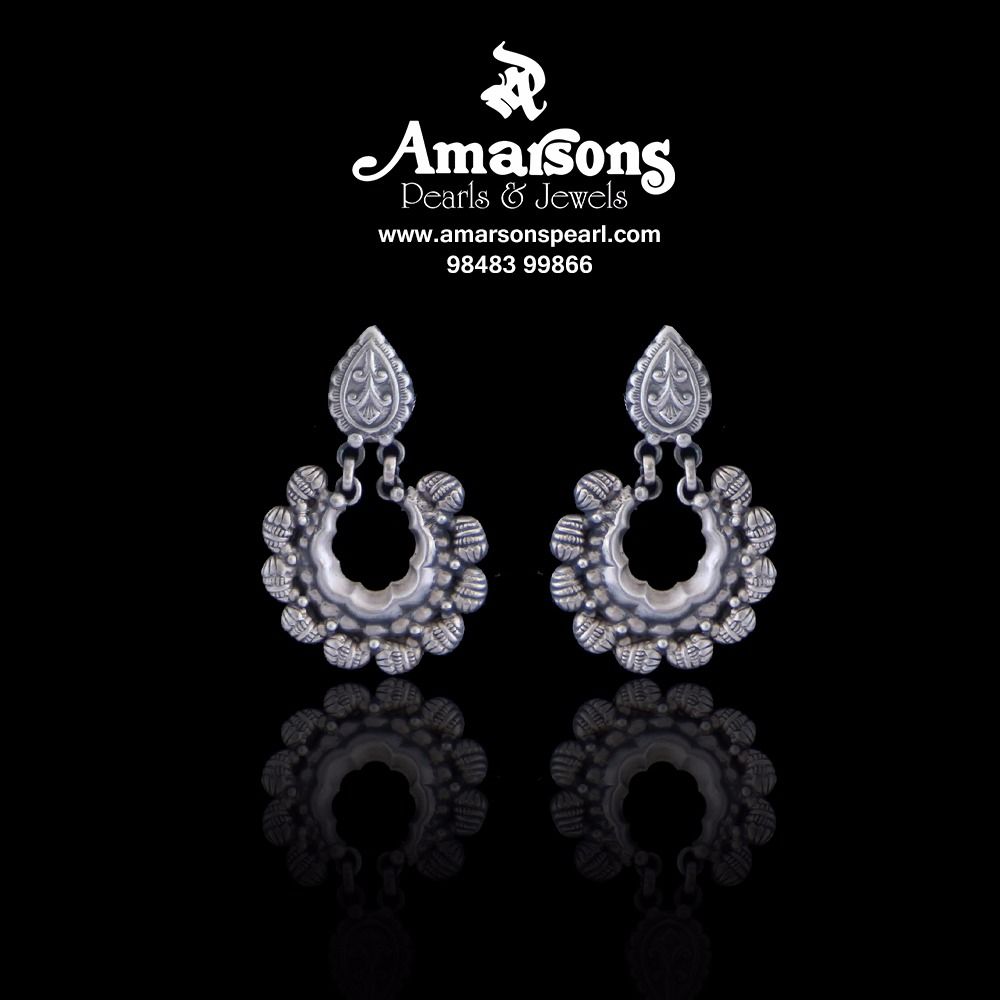 Photo From Silver Antique Hanging - By Amarsons Pearls & Jewels