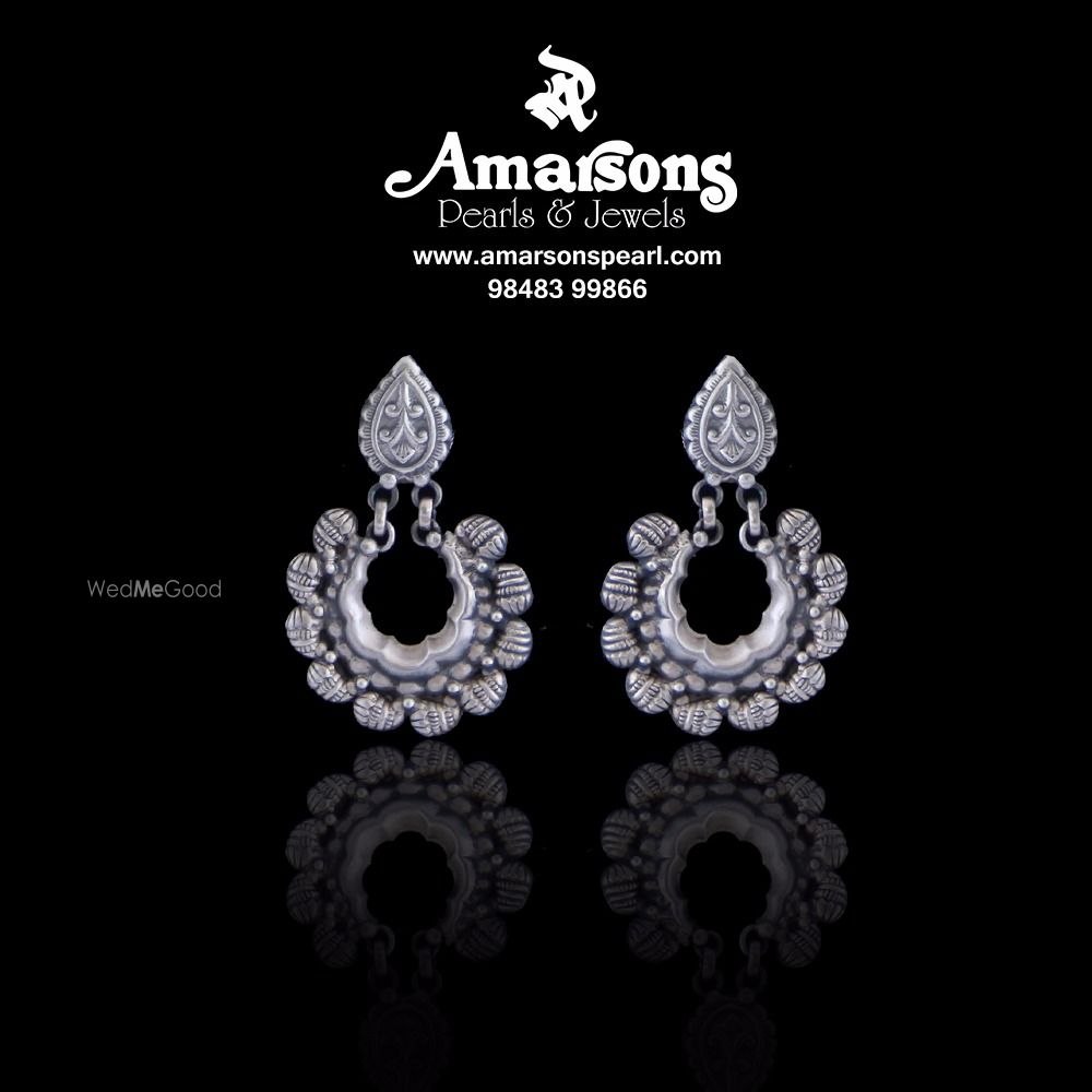 Photo From Silver Antique Hanging - By Amarsons Pearls & Jewels