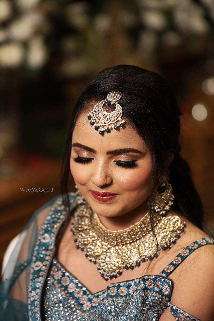 Photo From Ashu wedding reception  - By Makeup by Ishita Chopra