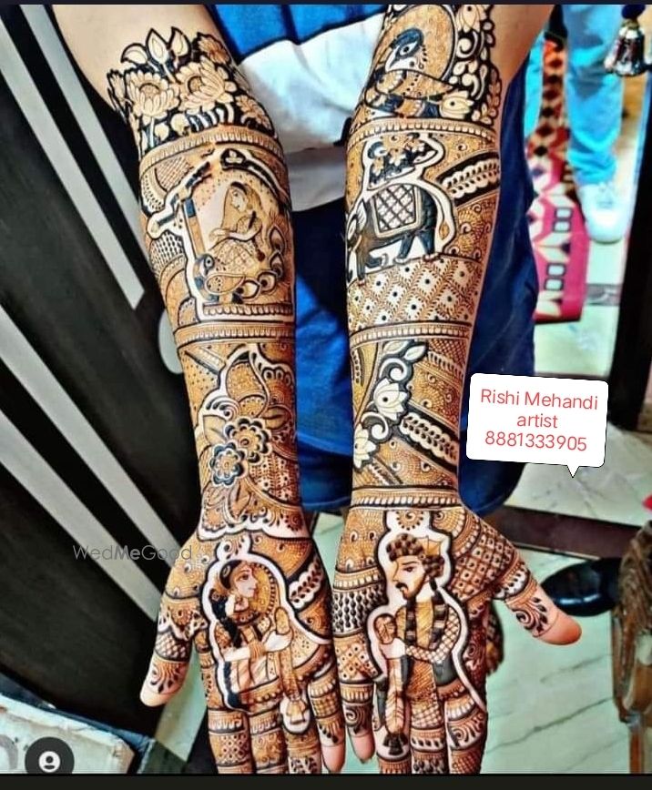 Photo From Special Bridal Mehandi - By Rishi Mehandi Artist