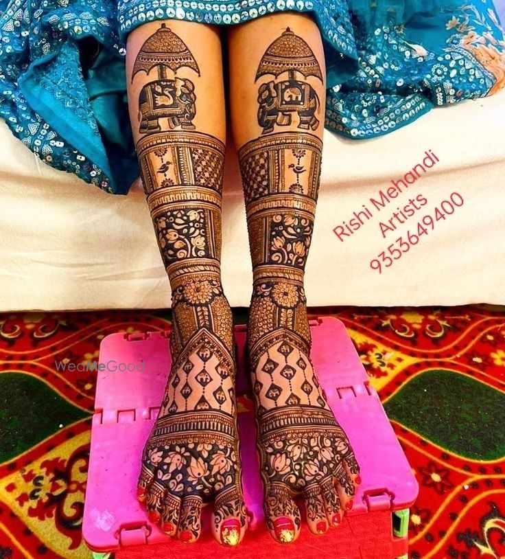 Photo From Special Bridal Mehandi - By Rishi Mehandi Artist