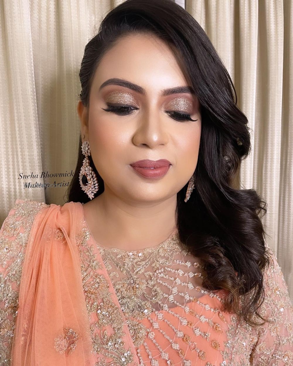 Photo From Brides on her Sangeet /Reception  - By Sneha Bhowmick Makeup