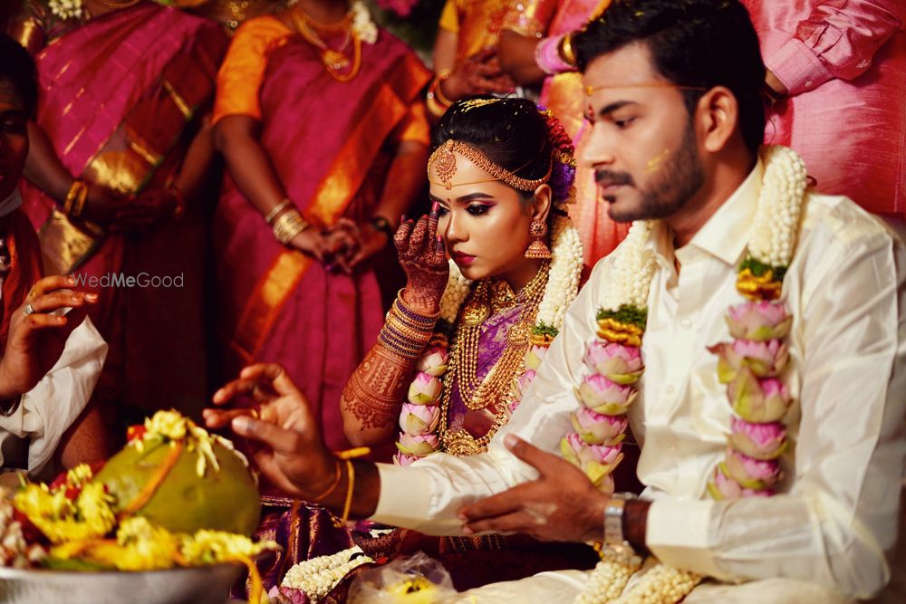 Photo From Thoshini Gokul (telugu tamil wedding) - By Triangle Services Photography