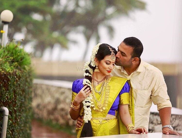 Photo of Romantic south indian couple shot