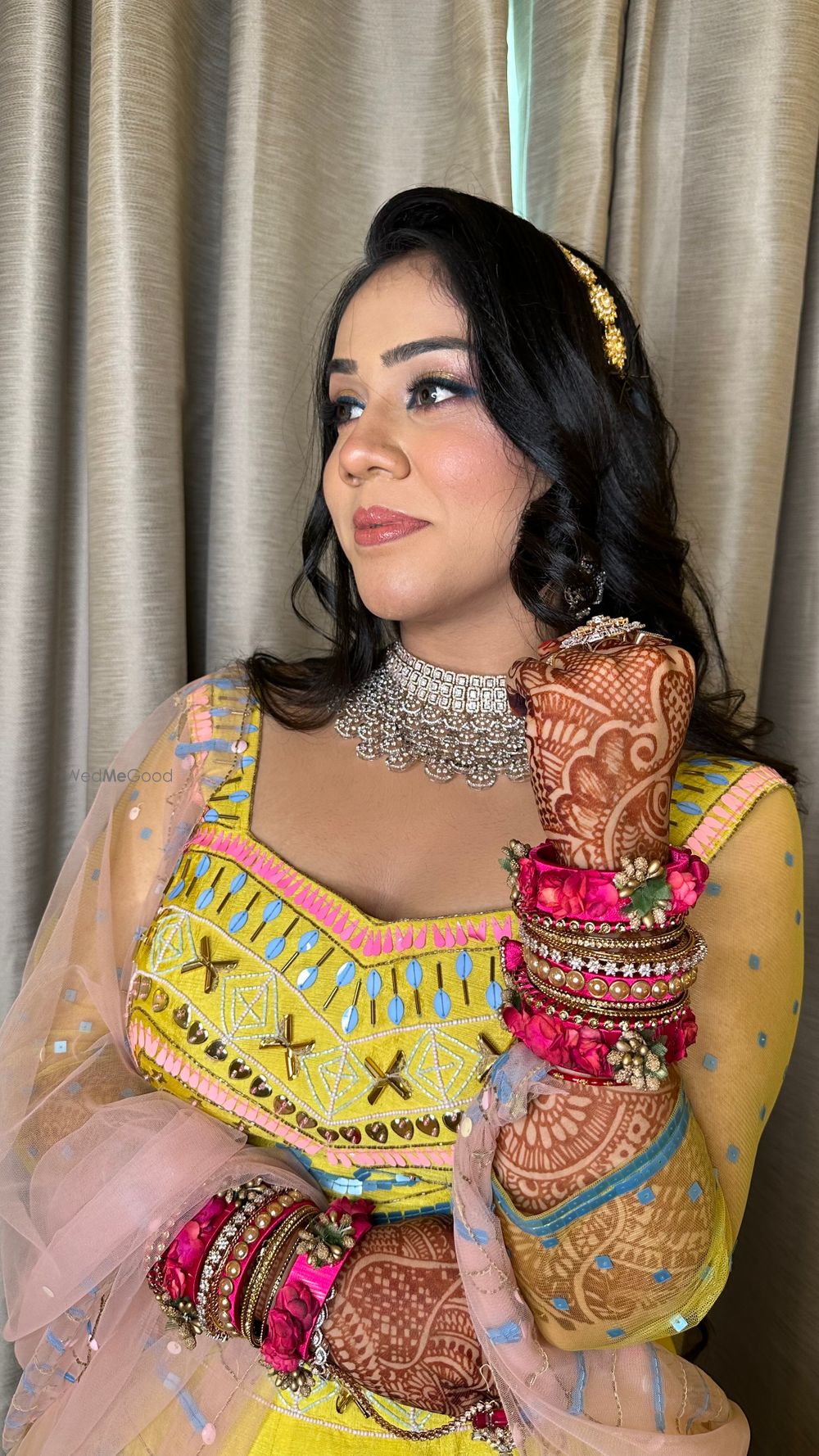 Photo From Haldi / Mehandi Looks - By Glimz and Gloss by Jyoti Bhatia