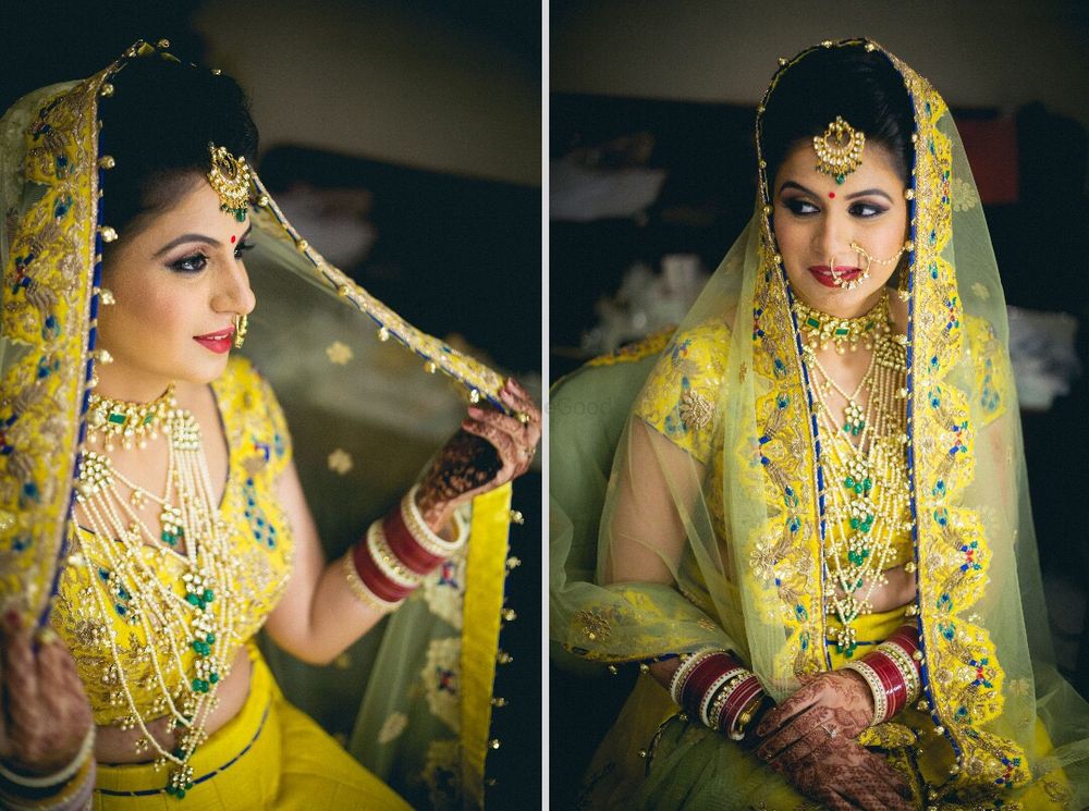 Photo From Bride in yellow lehanga - By Get Gorgeous with Ridhi