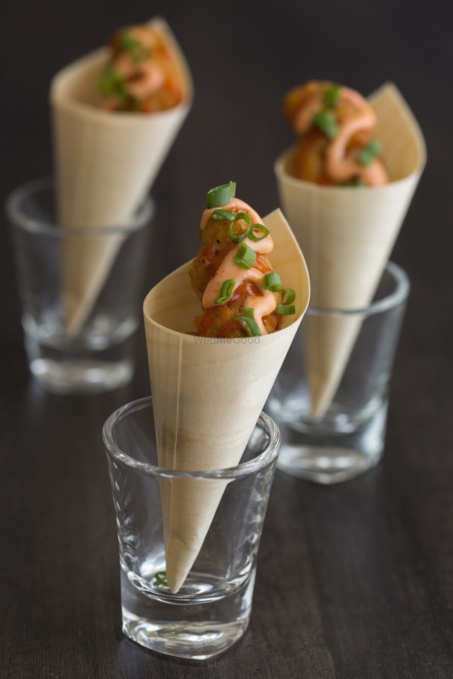 Photo of Serving food ideas in cones and glasses