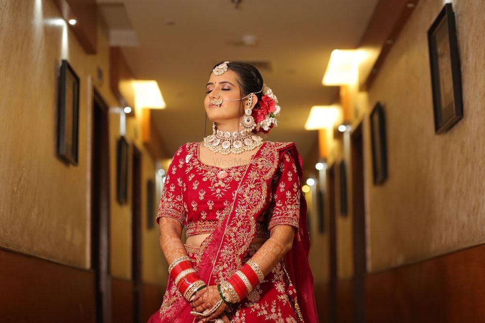 Photo From Sapna wedding pics - By Makeovers by Meenu Jain