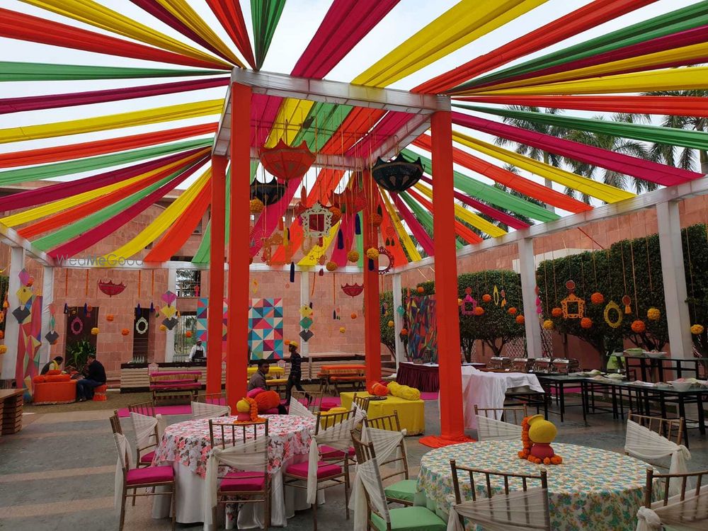 Photo From MEHENDI AT HOTEL JAYPEE PALACE - By Wedding Decor And Events