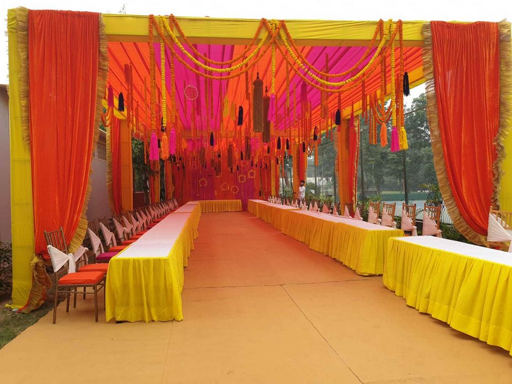 Photo From MEHENDI AT KHELGAON - By Wedding Decor And Events