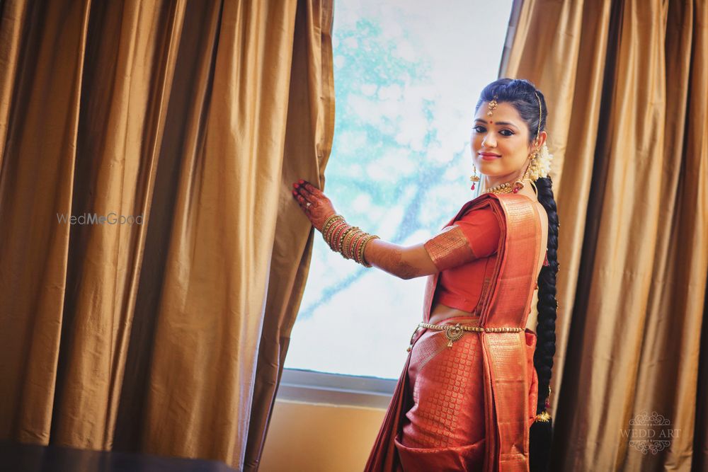 Photo of south indian bride saaree