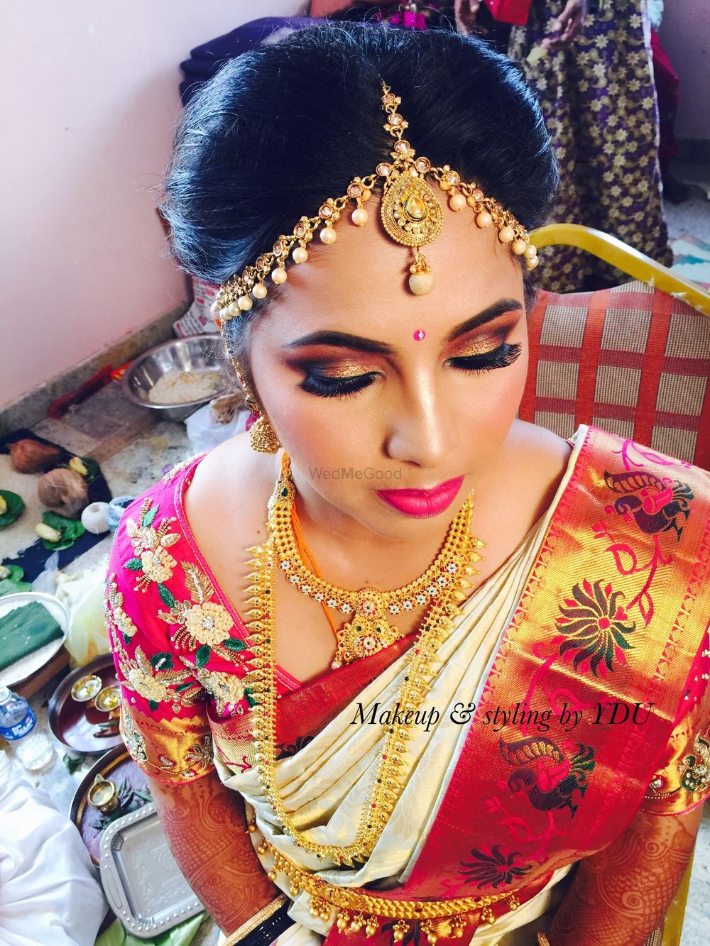 Photo From muhuratham makeup look ( Geetha ) - By Makeup & Styling by YDU