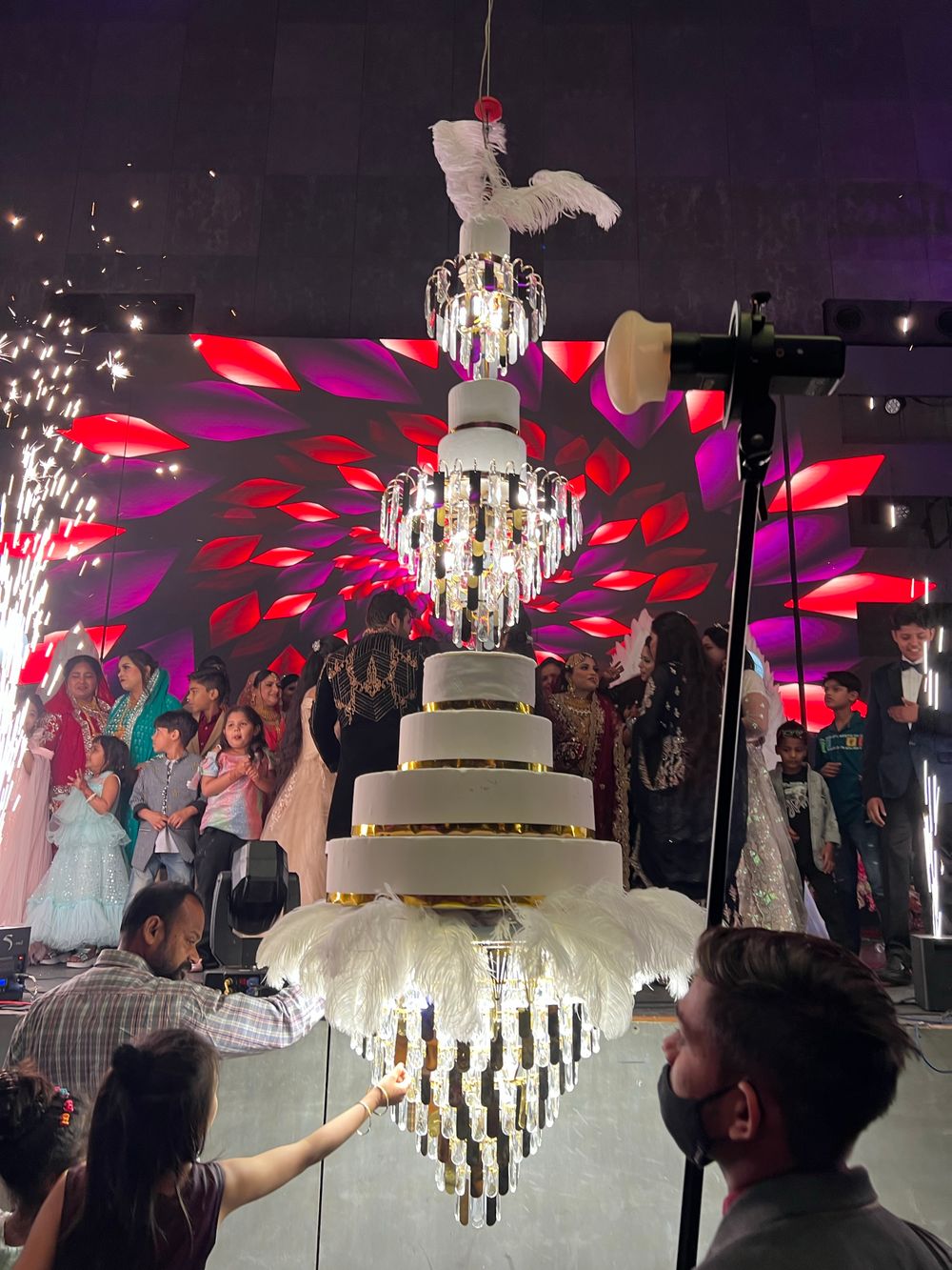 Photo From Tripple Chandelier Cake - By The Cake Design Company 