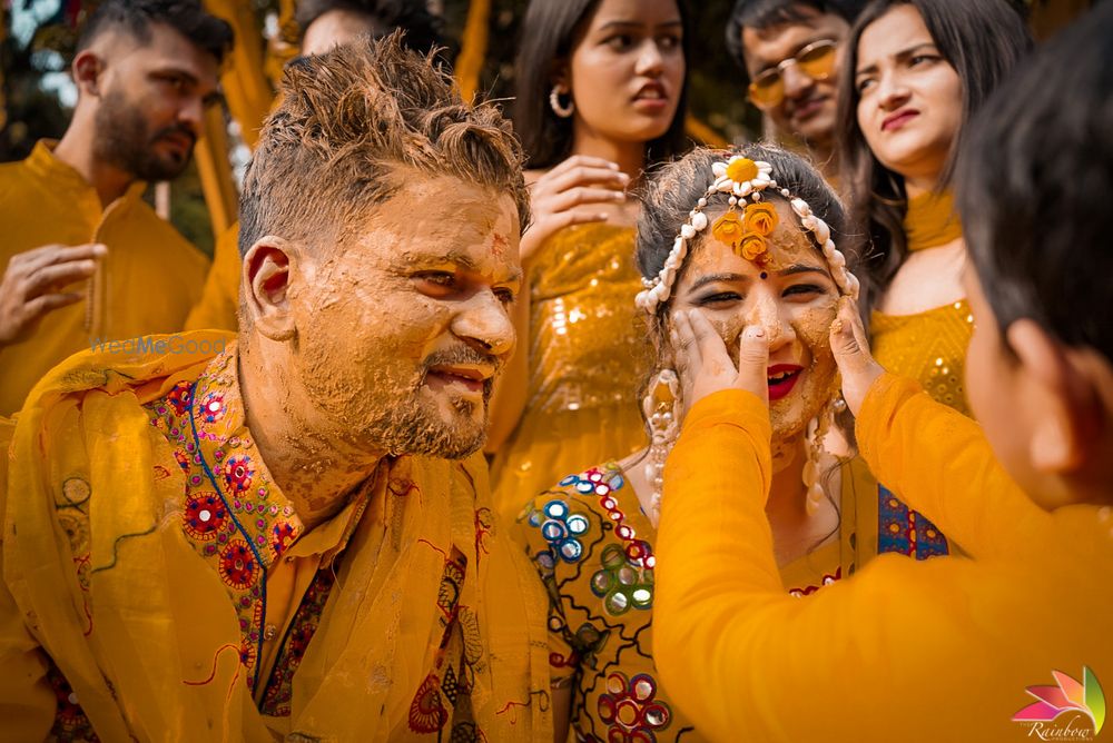 Photo From Aakash X Riya ( Haldi) - By The Rainbow Productions