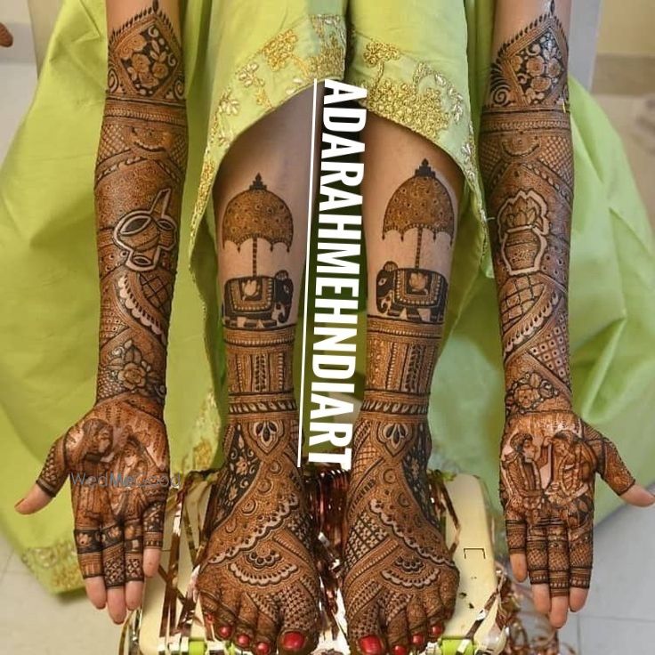 Photo From letest  (3d) Bridal Mehndi designs - By Adarsh Mehandi Art