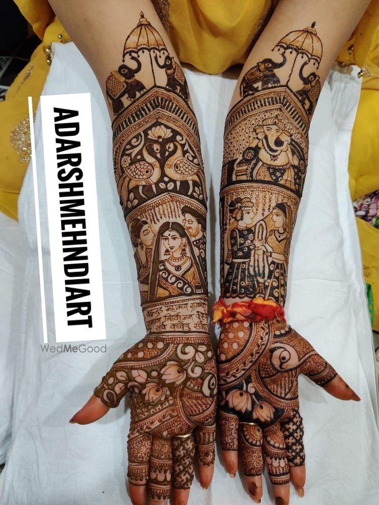 Photo From letest  (3d) Bridal Mehndi designs - By Adarsh Mehandi Art