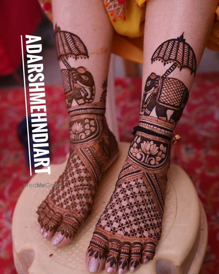 Photo From letest  (3d) Bridal Mehndi designs - By Adarsh Mehandi Art