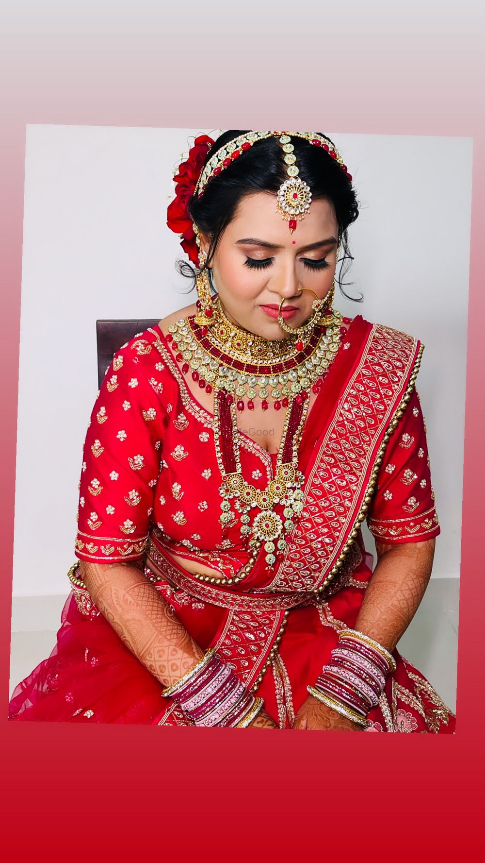 Photo From Red Bridal - By MONIKA MAKEUP ARTIST