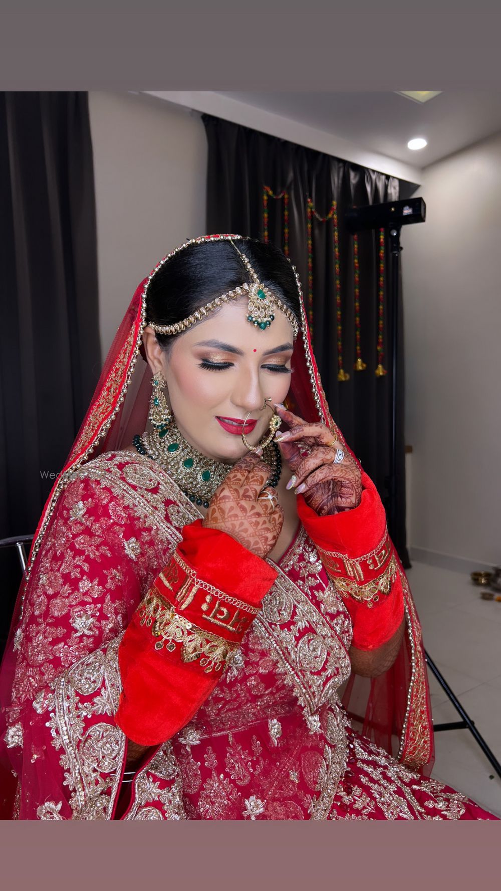 Photo From Red Bridal - By MONIKA MAKEUP ARTIST