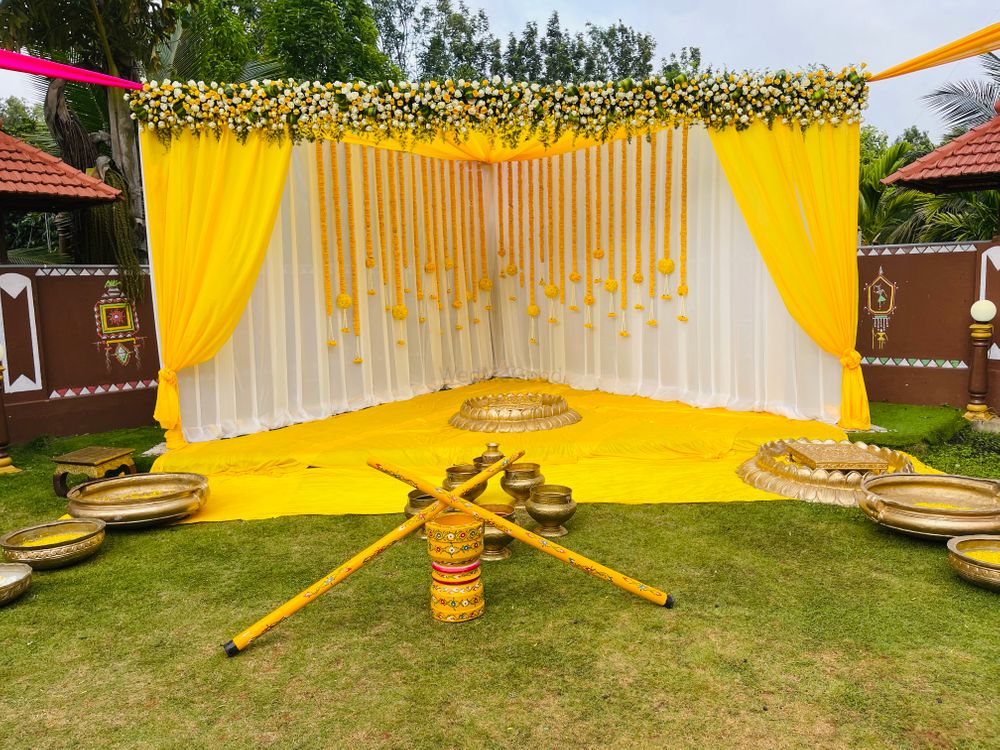 Photo From Haldi - By Weddings by 9Yards