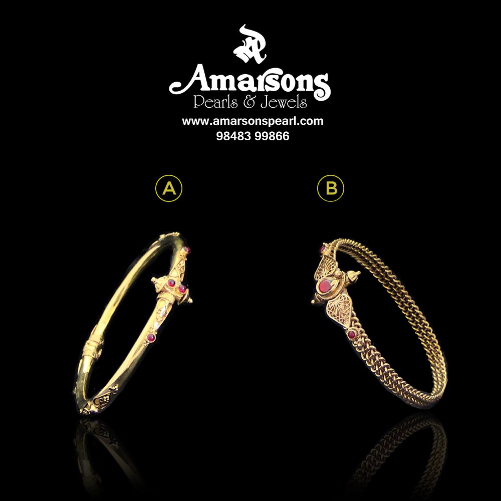 Photo From Gold Kada & Bangles - By Amarsons Pearls & Jewels