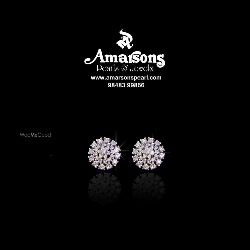 Photo From Diamond Studd Earrings - By Amarsons Pearls & Jewels