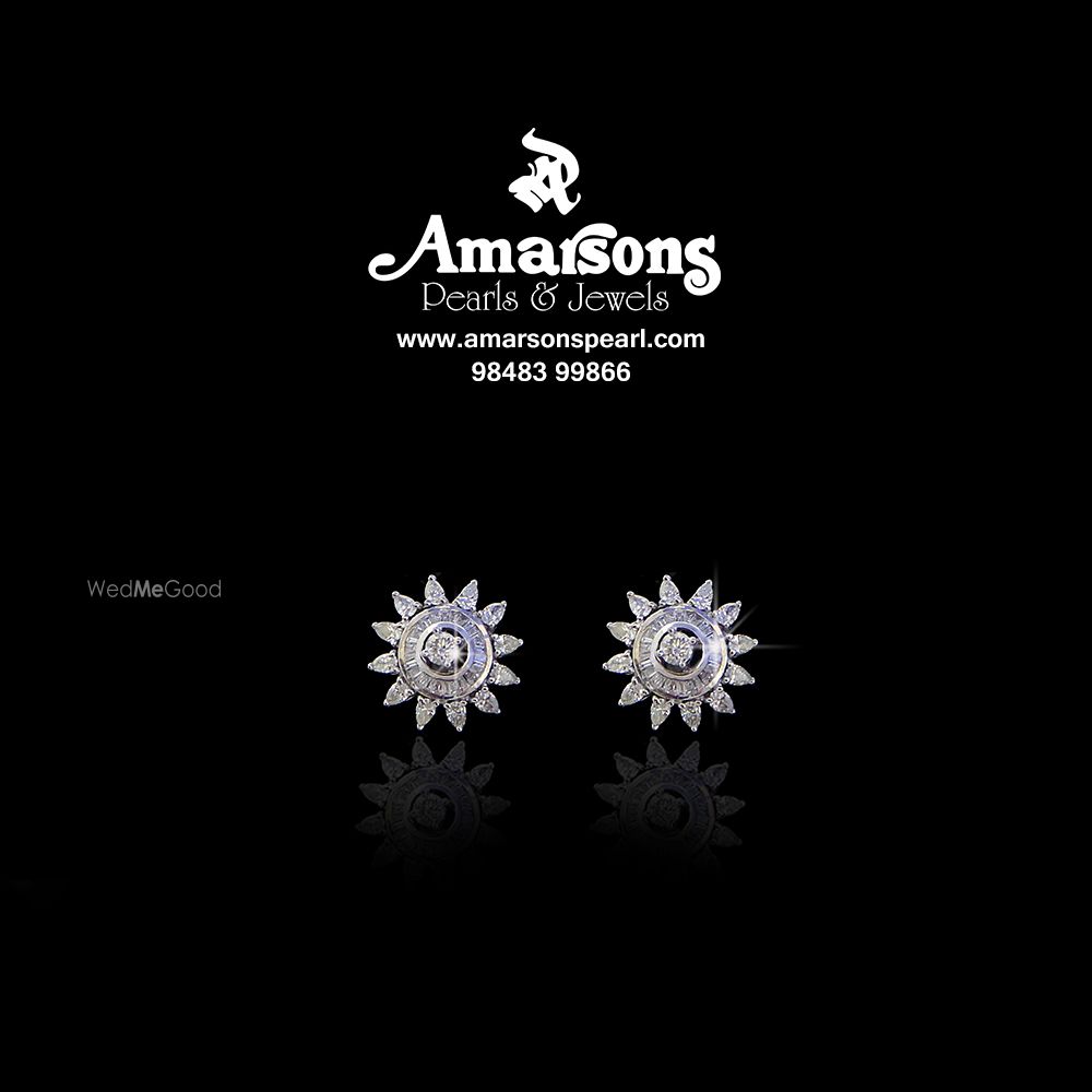 Photo From Diamond Studd Earrings - By Amarsons Pearls & Jewels