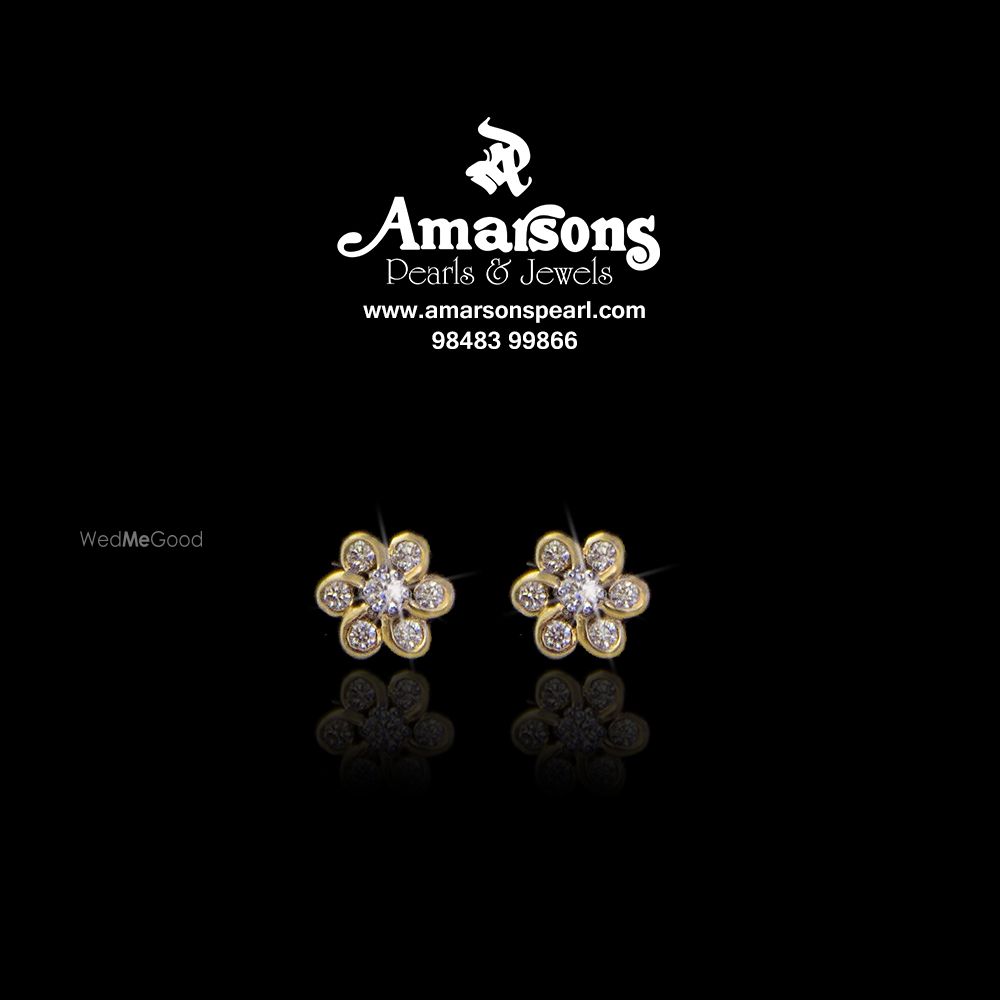 Photo From Diamond Studd Earrings - By Amarsons Pearls & Jewels