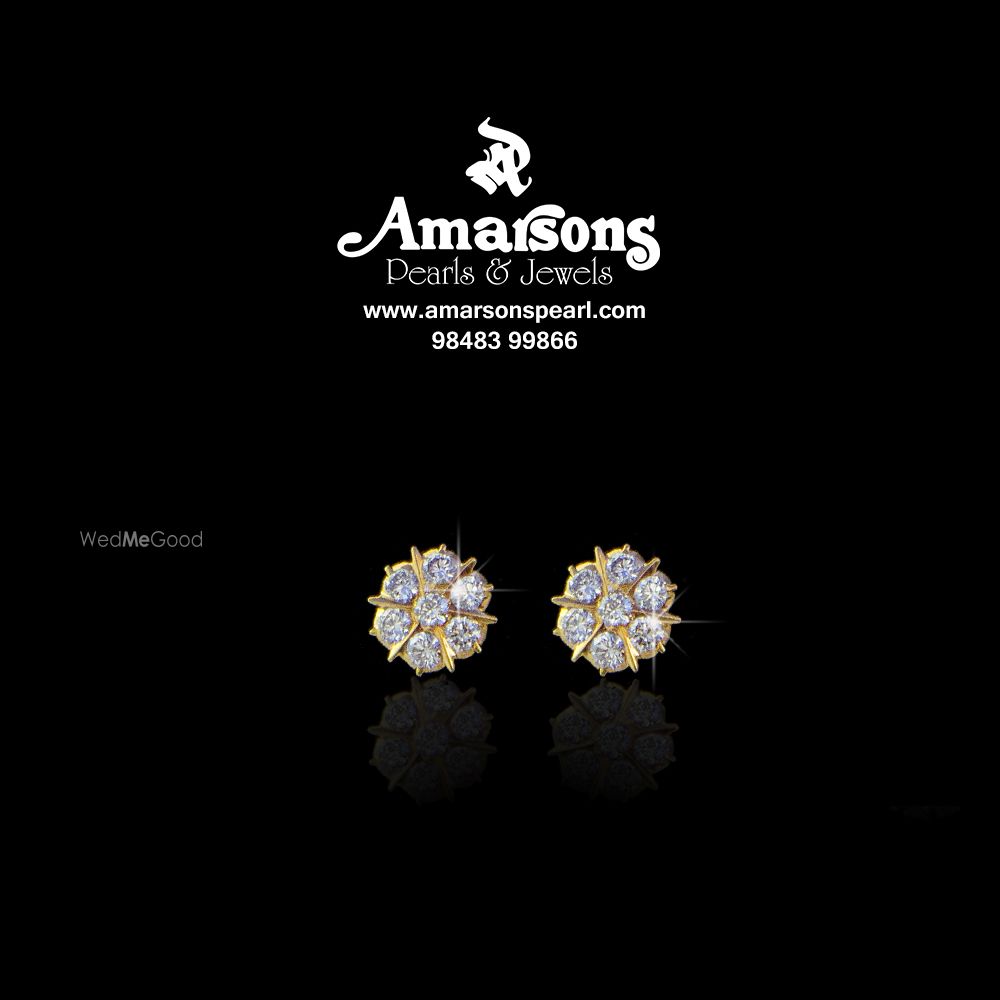 Photo From Diamond Studd Earrings - By Amarsons Pearls & Jewels