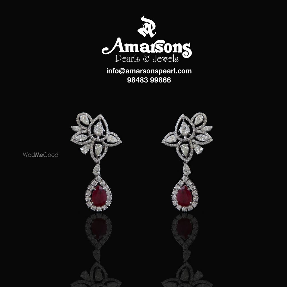 Photo From Diamond Studd Earrings - By Amarsons Pearls & Jewels