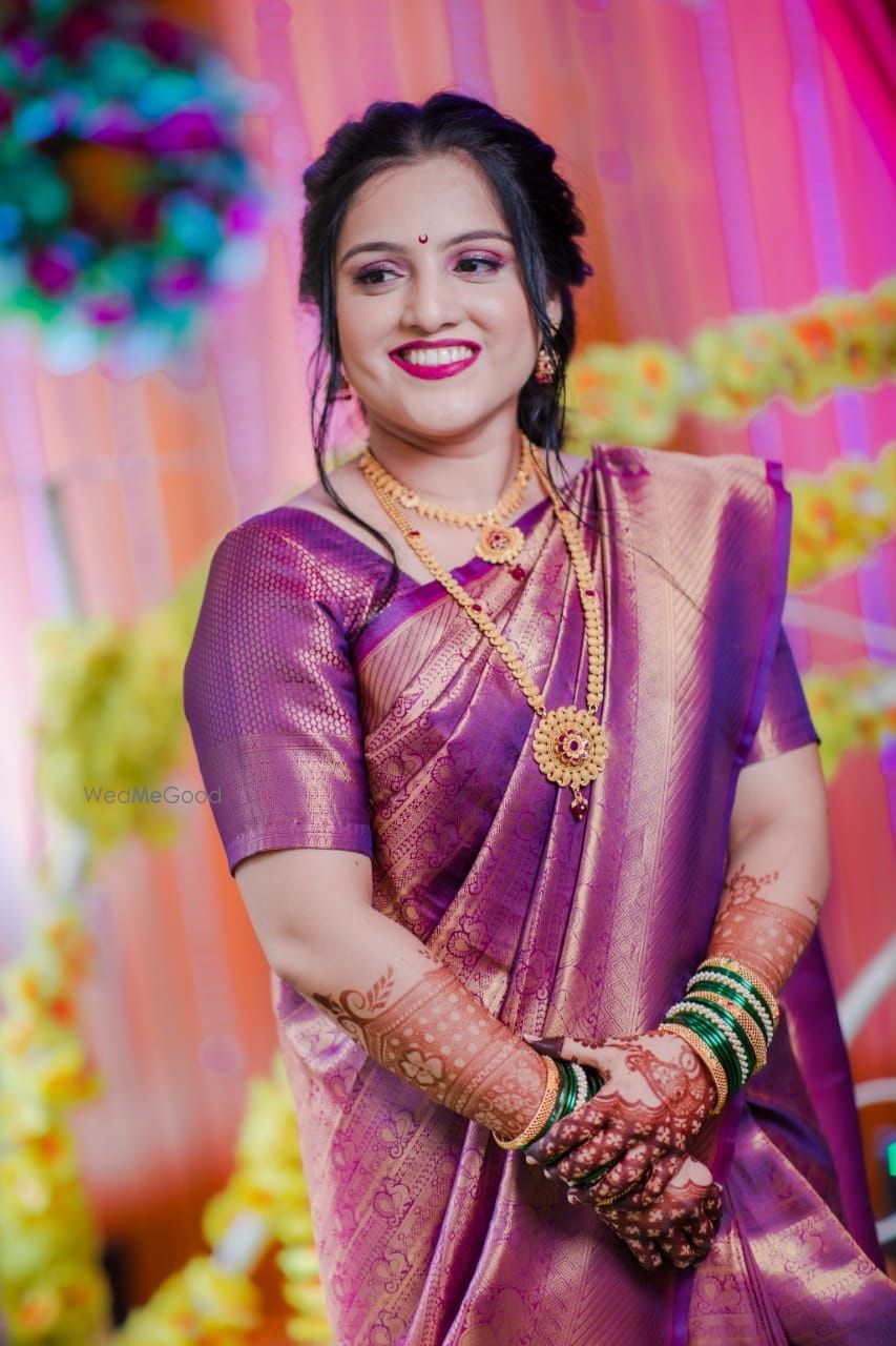 Photo From Sandya’s engagement makeover  - By Makeovers by Deepali Nawale