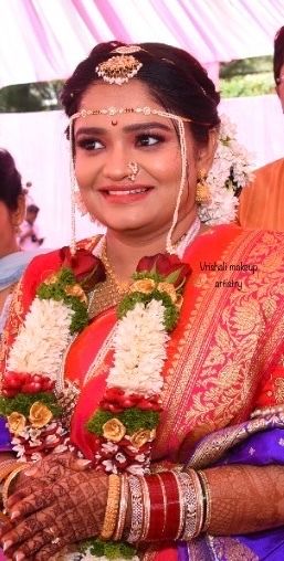 Photo From Maharashtrian Wedding Look - By Vrishali Makeup Artistry