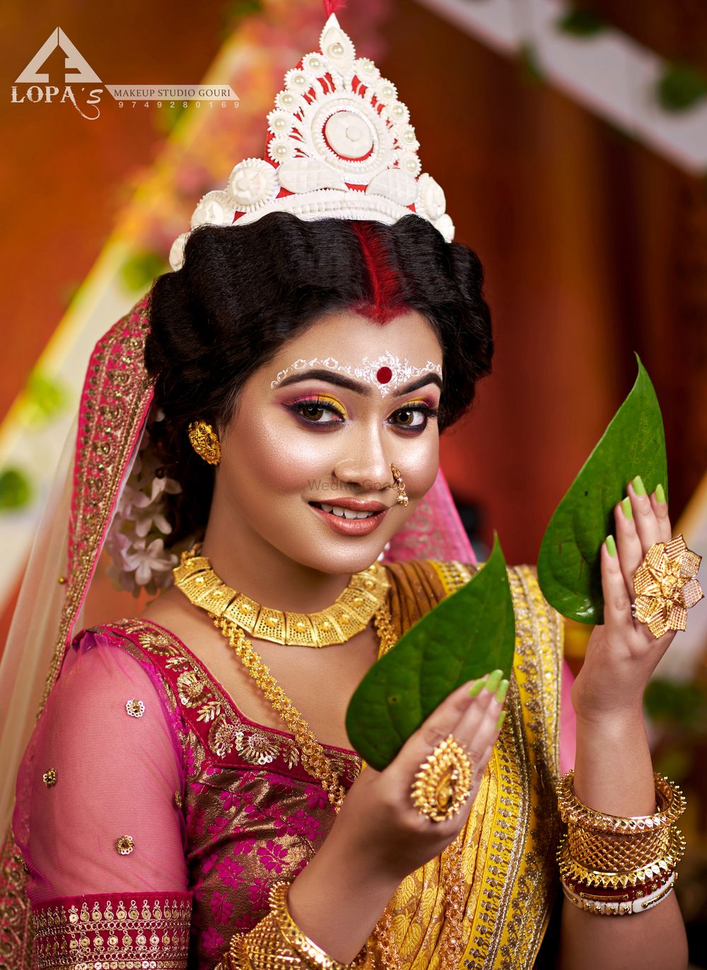 Photo From BENGALI FUSION BRIDAL MAKEOVER - By Lopa's Makeover and Studio Gouri