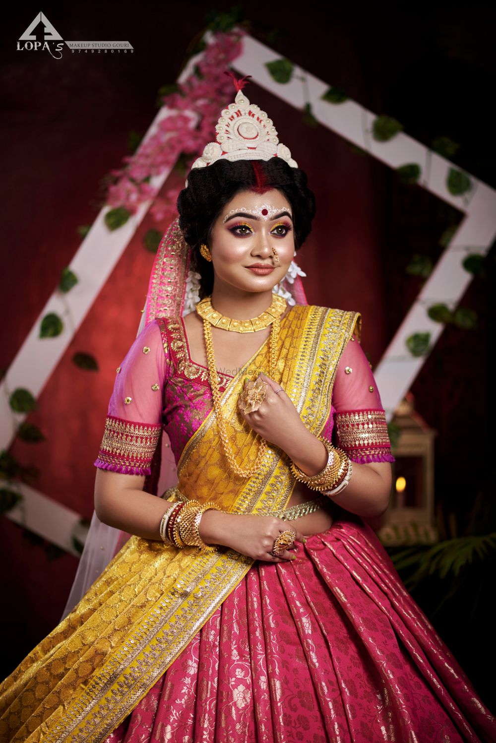 Photo From BENGALI FUSION BRIDAL MAKEOVER - By Lopa's Makeover and Studio Gouri