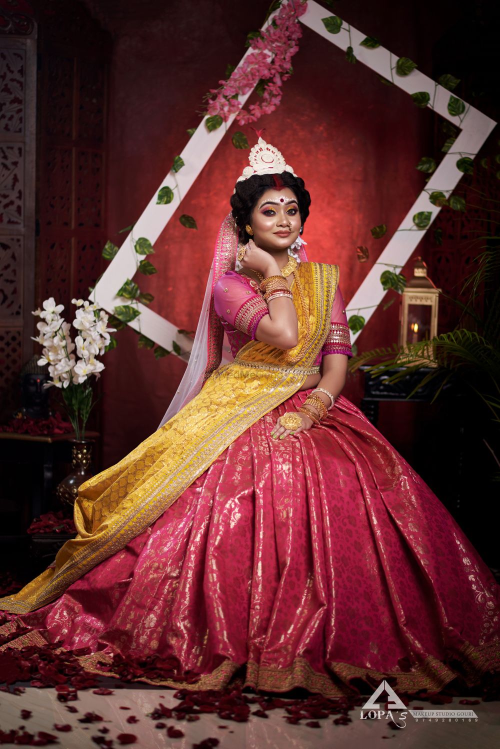 Photo From BENGALI FUSION BRIDAL MAKEOVER - By Lopa's Makeover and Studio Gouri