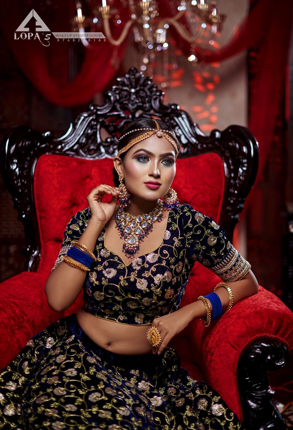 Photo From NON BENGALI BRIDAL MAKEUP - By Lopa's Makeover and Studio Gouri