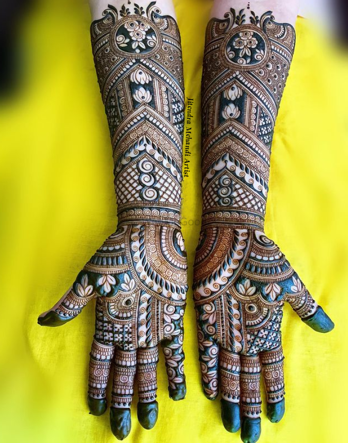 Photo From 2024 ? Bridal Special Design - By Jitendra Mehandi Artist