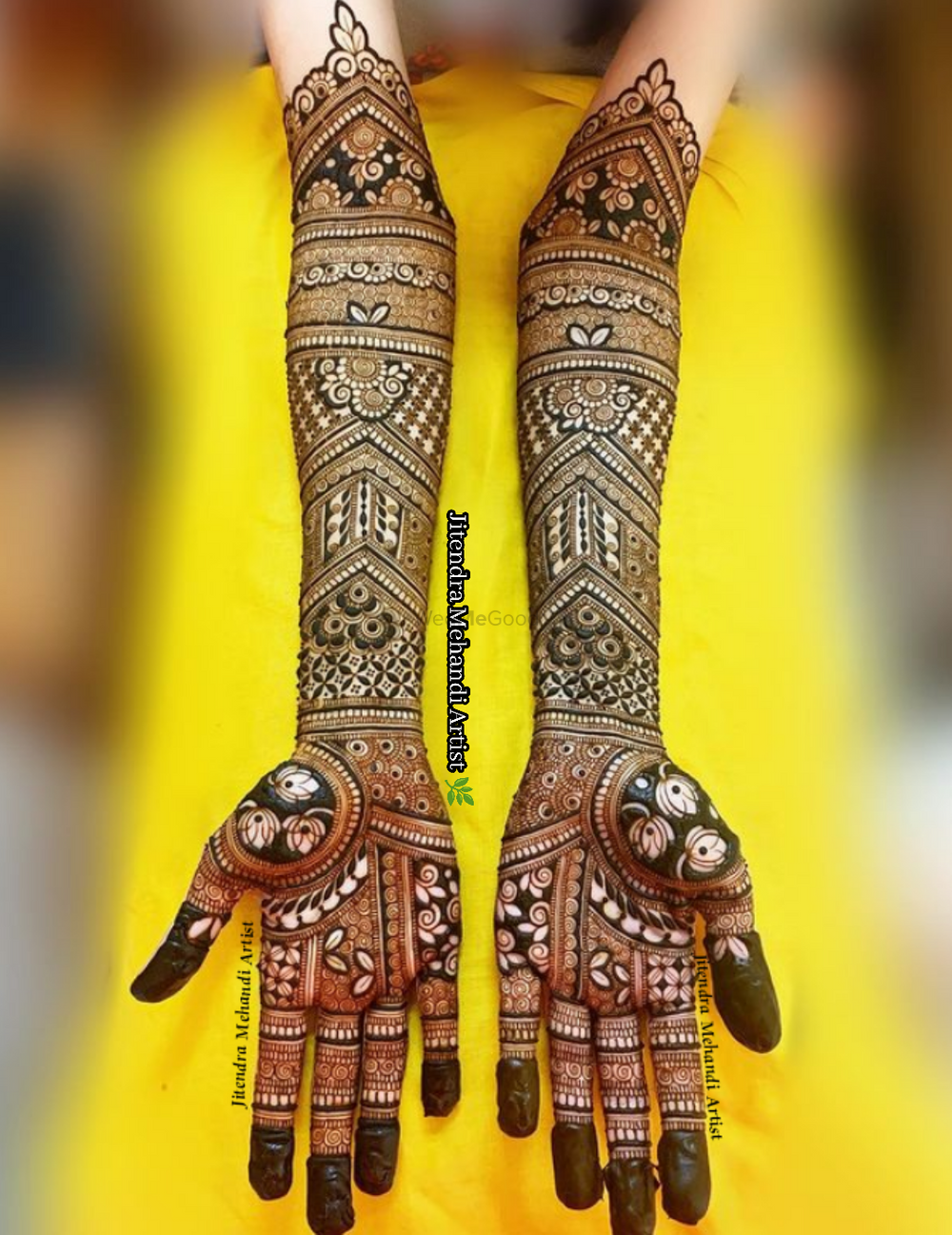 Photo From 2024 ? Bridal Special Design - By Jitendra Mehandi Artist