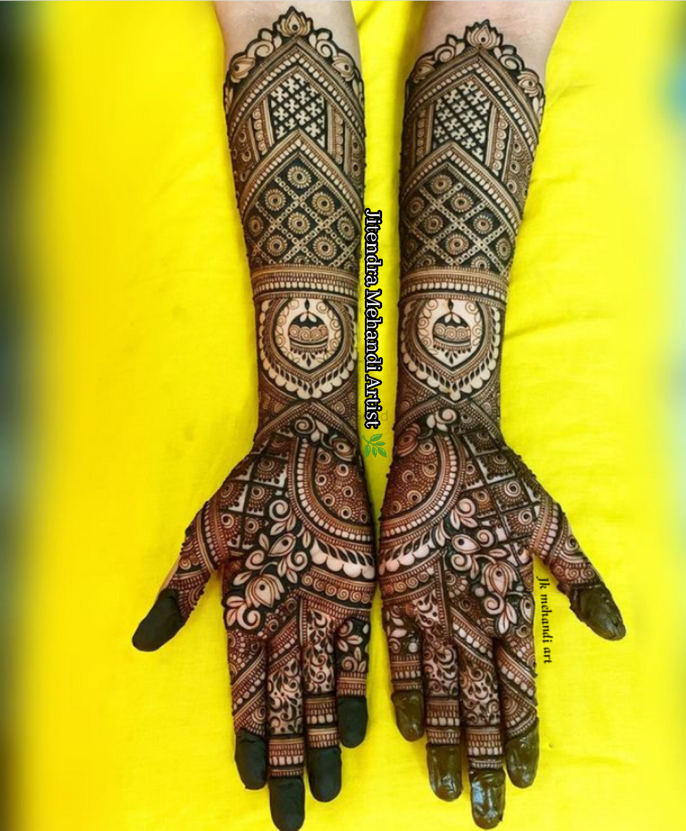 Photo From 2024 ? Bridal Special Design - By Jitendra Mehandi Artist