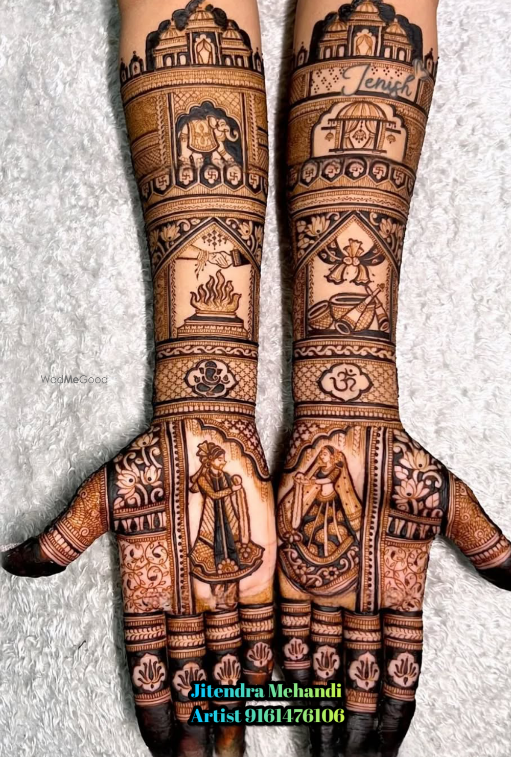 Photo From 2024 ? Bridal Special Design - By Jitendra Mehandi Artist