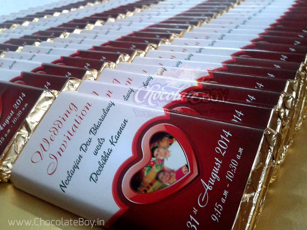 Photo From Chocolate Invitation - Red theme - By Chocolate Boy