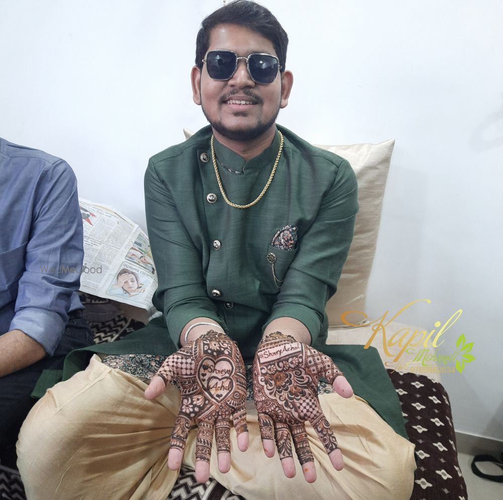 Photo From Groom mehandi design - By Kapil Mehandi Artist