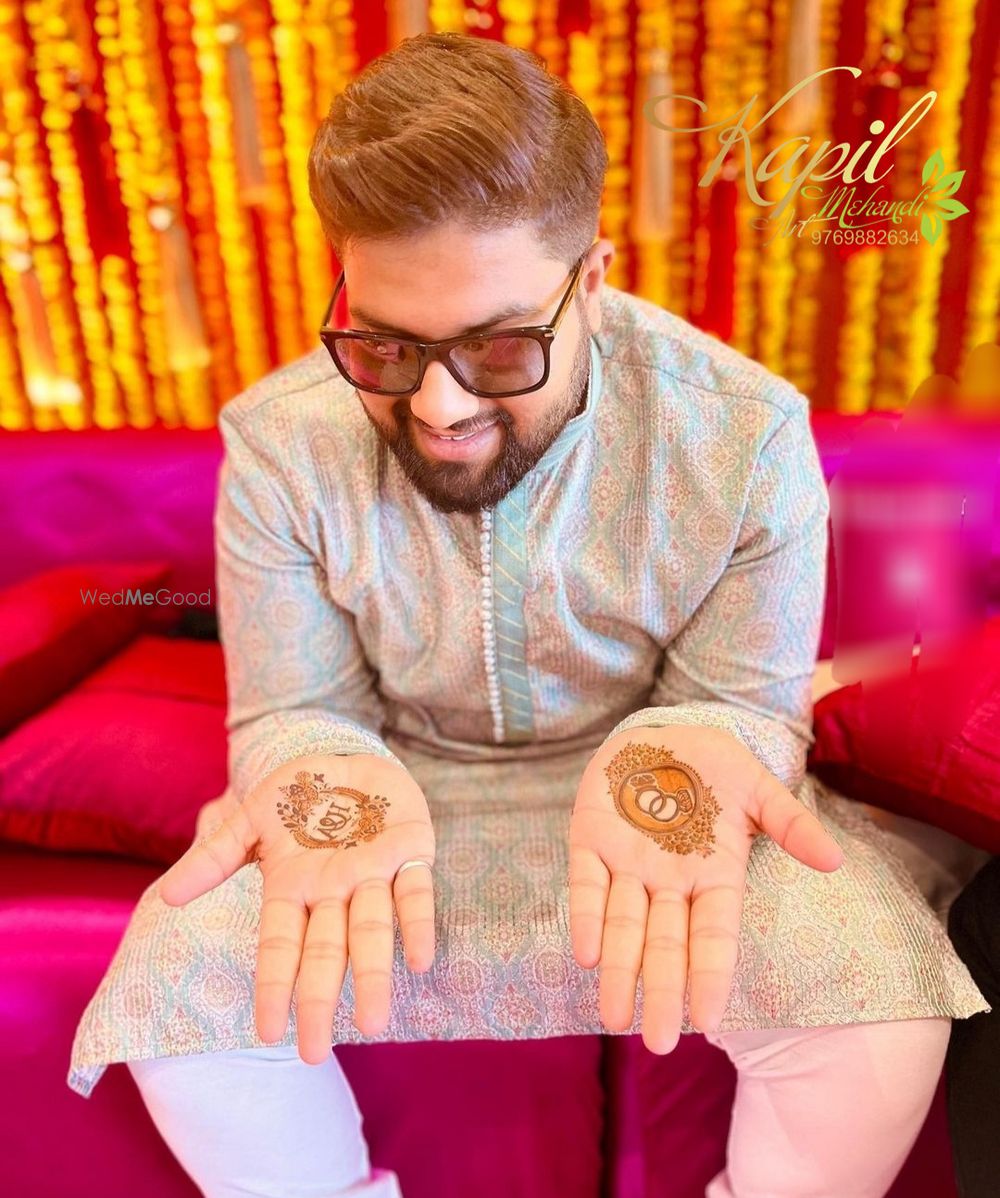 Photo From Groom mehandi design - By Kapil Mehandi Artist