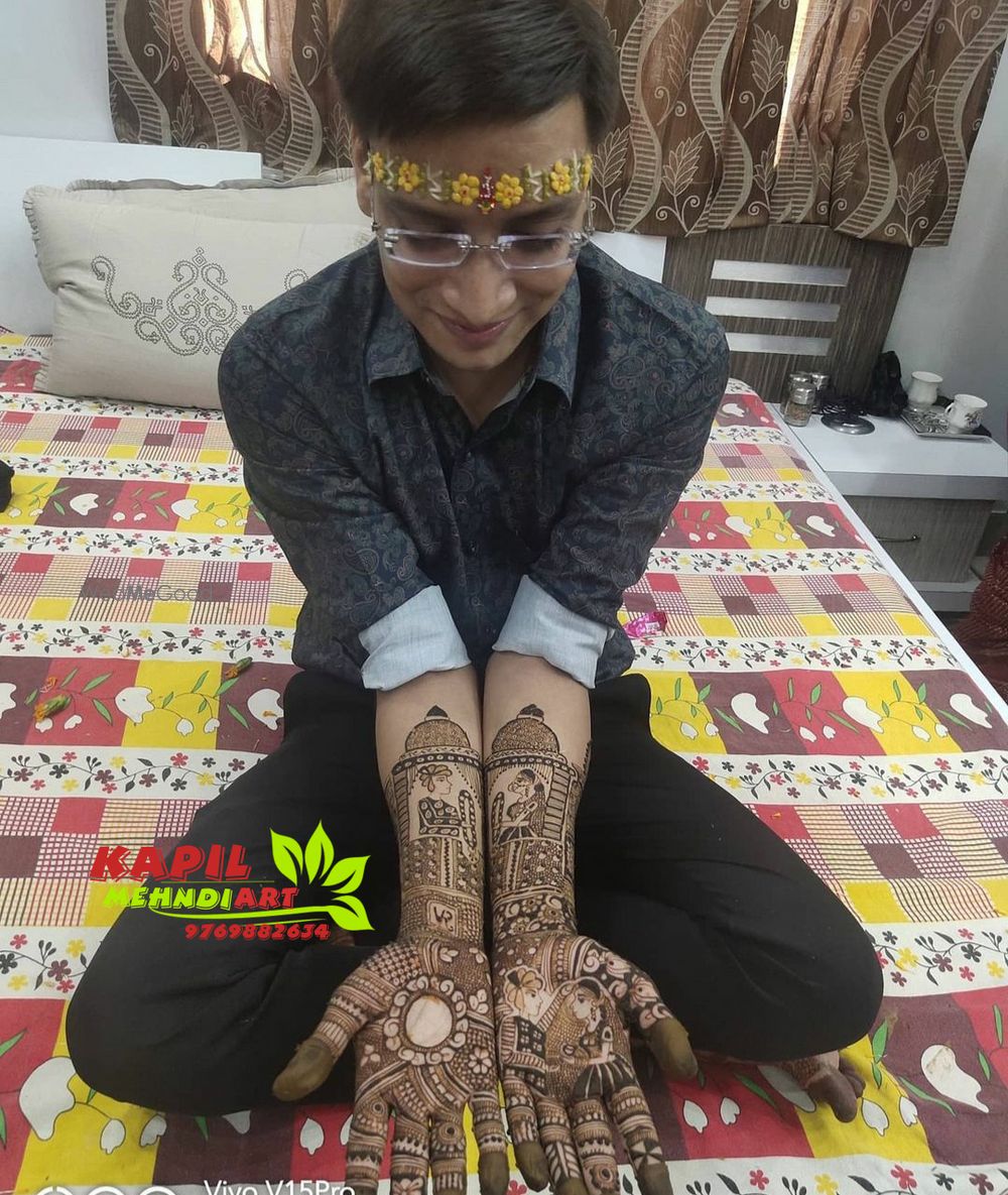 Photo From Groom mehandi design - By Kapil Mehandi Artist